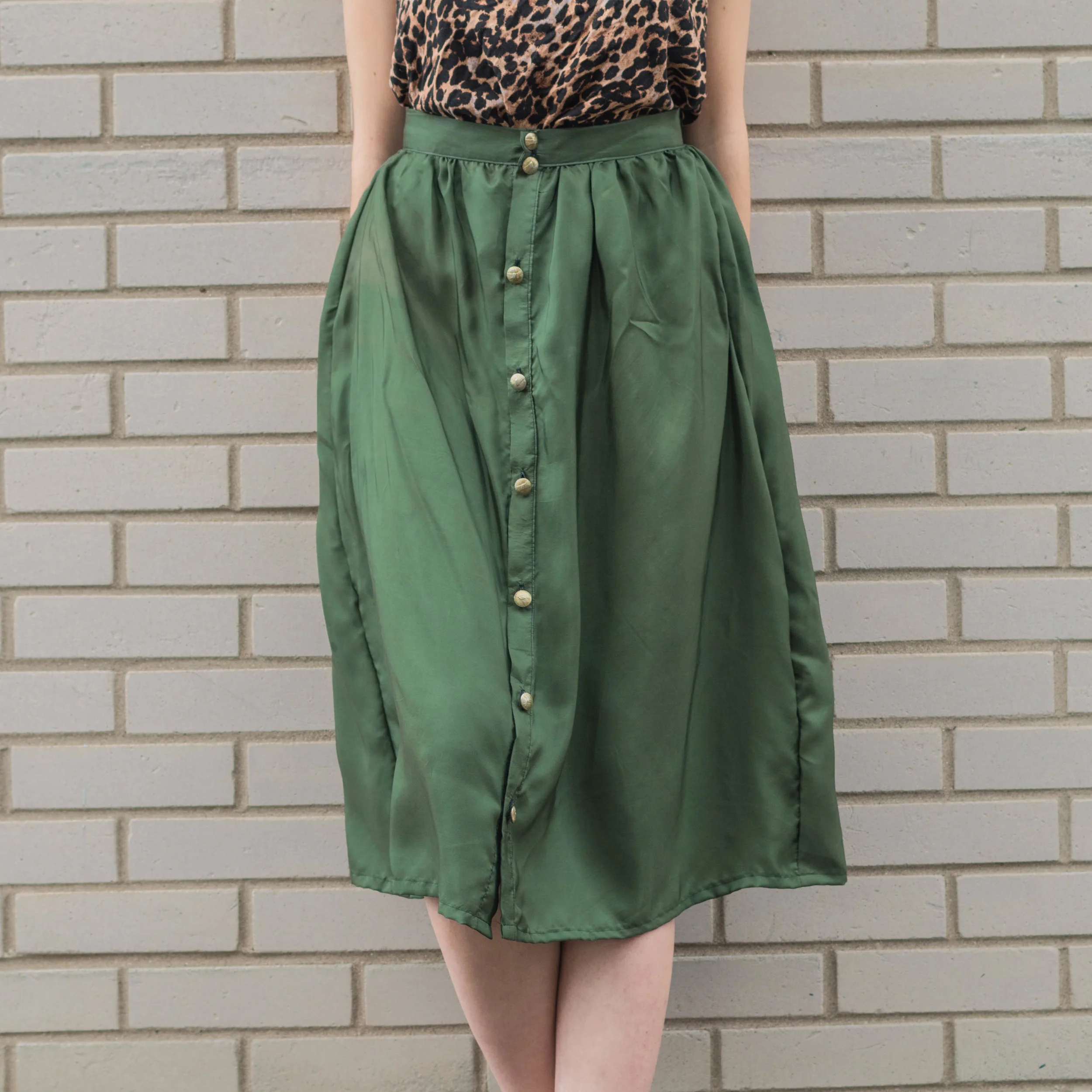 Diy silk midi skirt 2025
